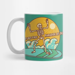 Lost But Free Paradise At Sea Mug